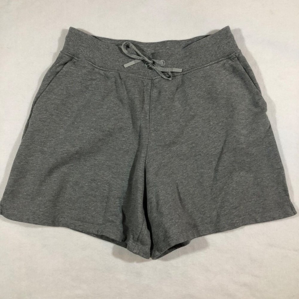 Lululemon Womens 12 Gray Sweat Shorts Active Lounge Sweatshorts